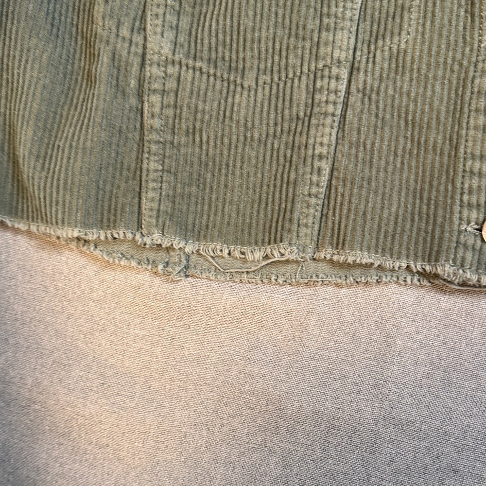 Forever 21 Cropped Corduroy Jacket in Sage - Picture 5 of 6